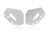 WRS PAIR OF STANDARD SIZE DEFLECTORS BMW R 1300 GS 2023-2025