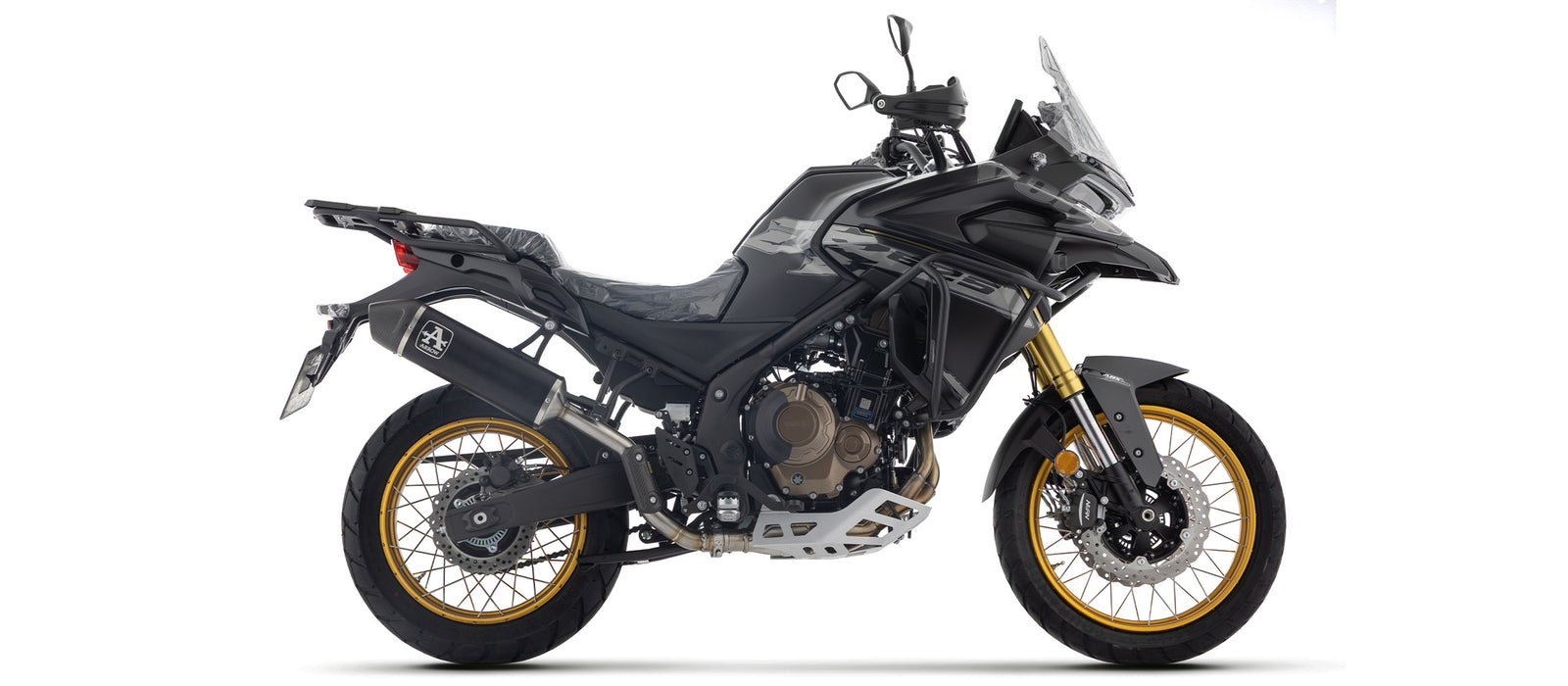Arrow Indy Race Aluminium Dark" Slip On With Carbon End Cap"