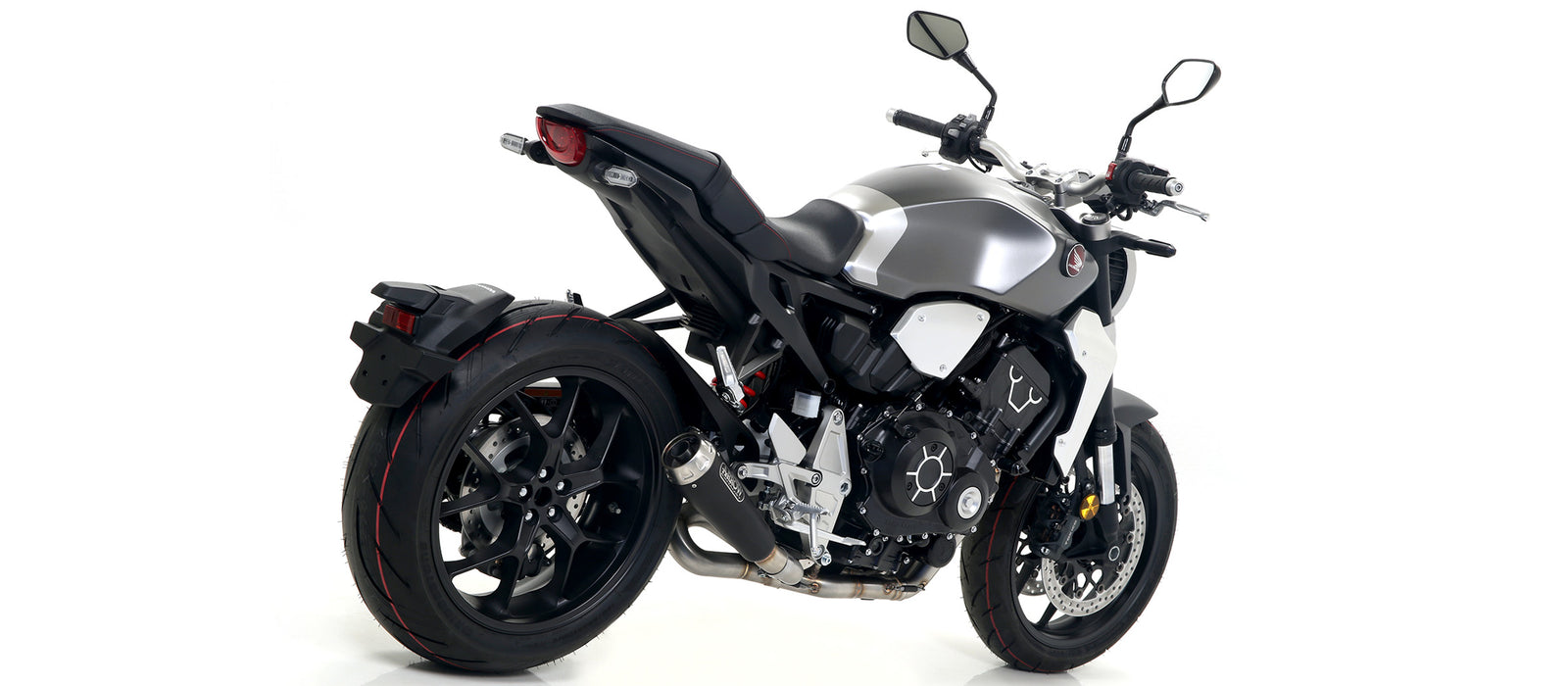 Arrow Full System With Pro-Race Nichrom Dark" Slip On"