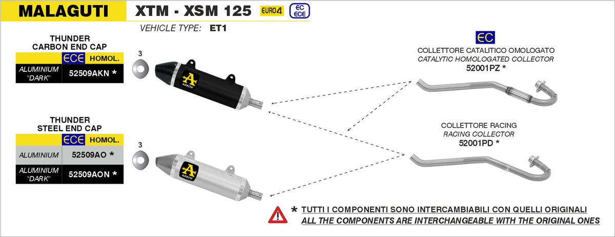 Arrow 52001PD Racing Header