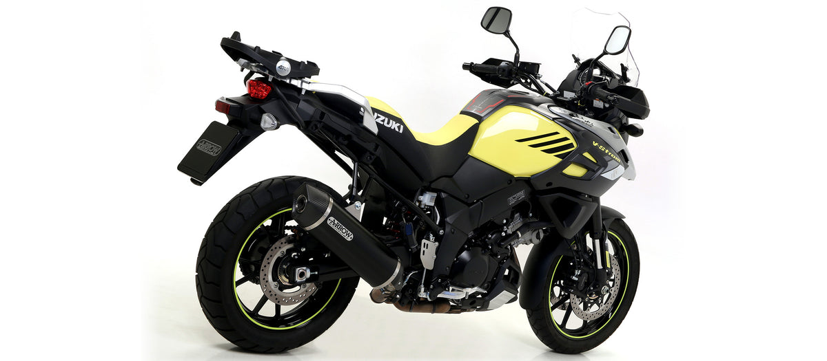 Arrow Maxi Race-Tech Aluminium Dark" Slip On With Carbon End Cap"
