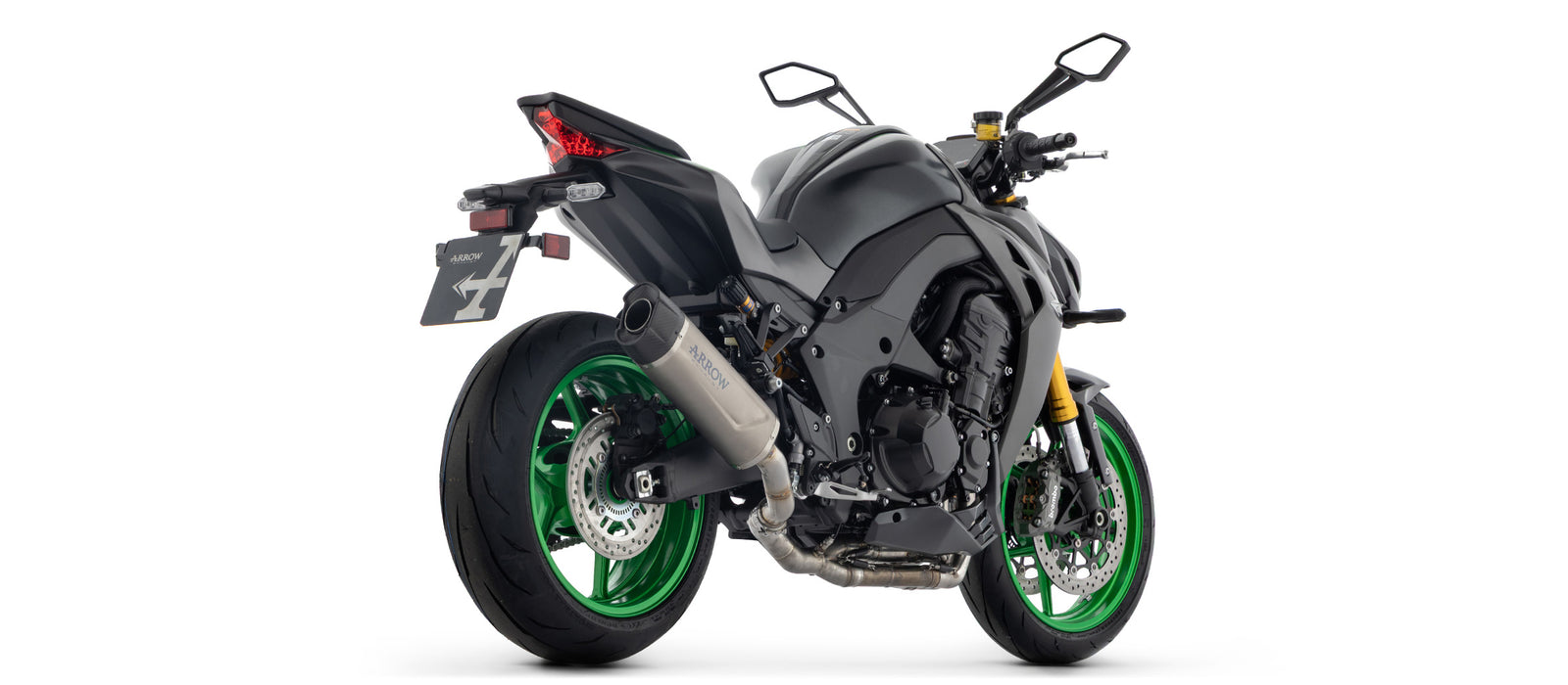 Arrow Indy Race Evo Titanium Slip On With Carbon End Cap