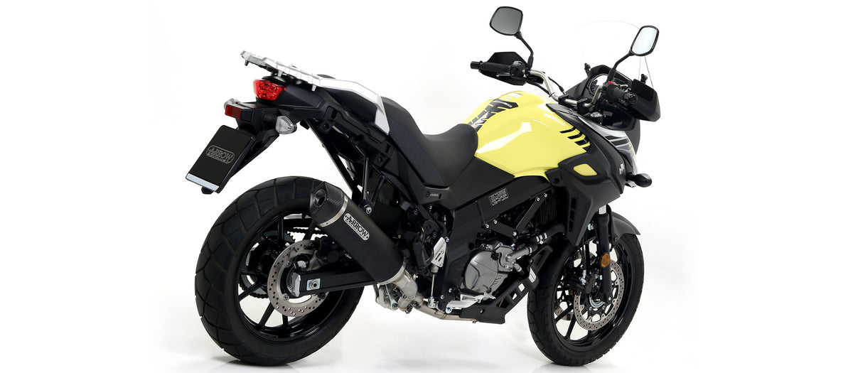 Arrow Race-Tech Aluminium Dark" Slip On With Carbon End Cap"