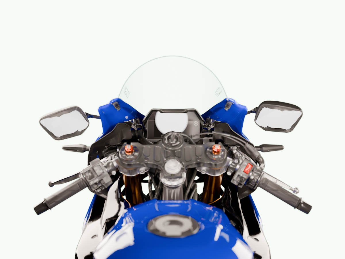 WRS Race High Windscreen Yamaha R3 2019-2026 - CLEAR