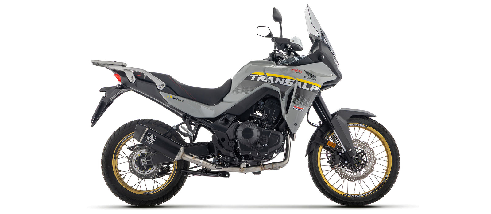 Arrow Full System With Indy Race Evo Aluminium Dark" Slip On With Carbon Fiber End Cap"