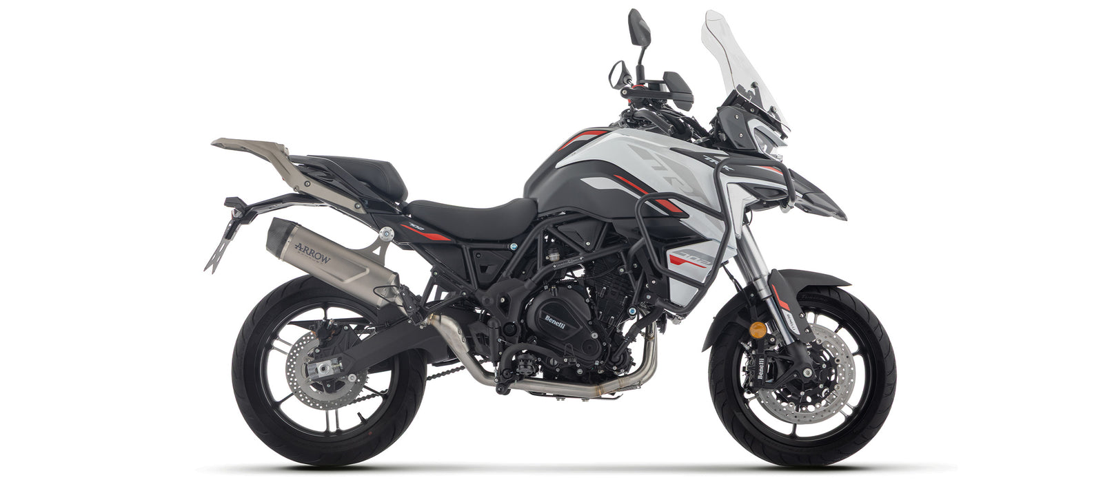 Arrow Full System With Indy Race Evo Titanium Slip On With Carbon End Cap