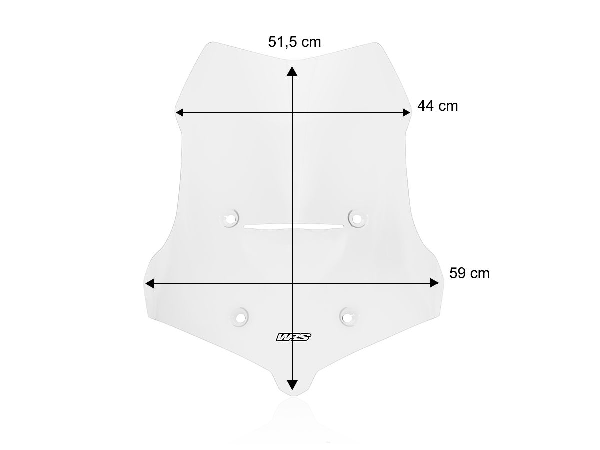 WRS WINDSCREEN CAPONORD VOGE VALICO 525 DSX 2023-2024 / 625 DSX 2025