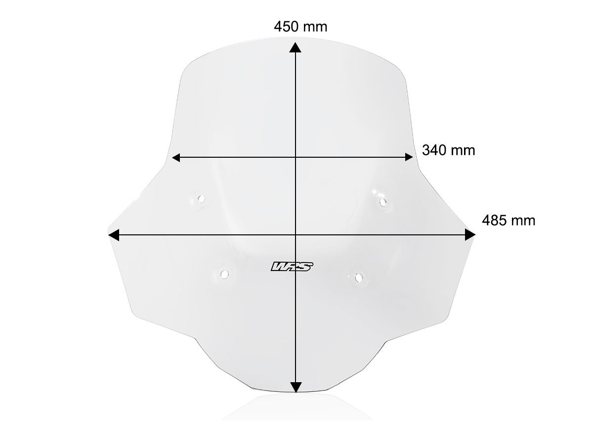 WRS WINDSCREEN STANDARD PLUS NO RADAR BMW R 1300 GS 2023-2025