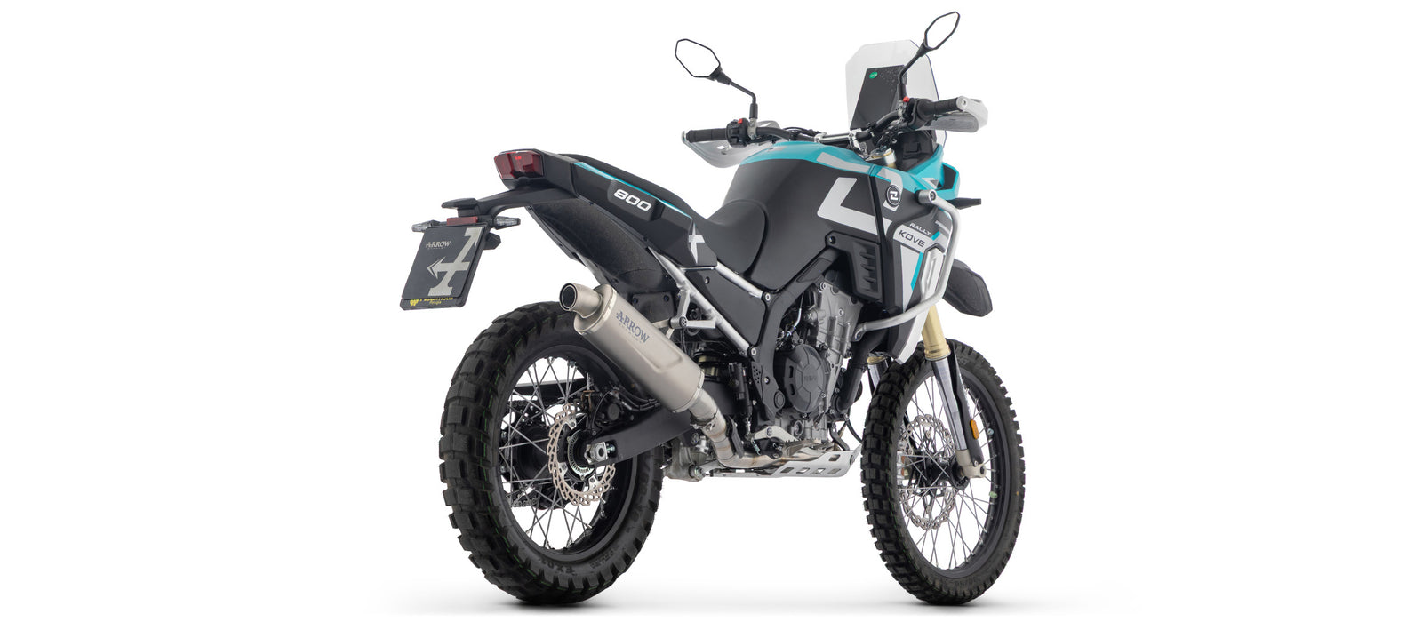 Arrow Full System With Indy Race Evo Titanium Slip On With Steel End Cap