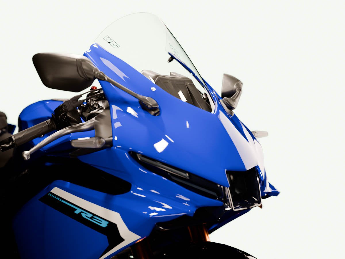 WRS Race High Windscreen Yamaha R3 2019-2026 - CLEAR