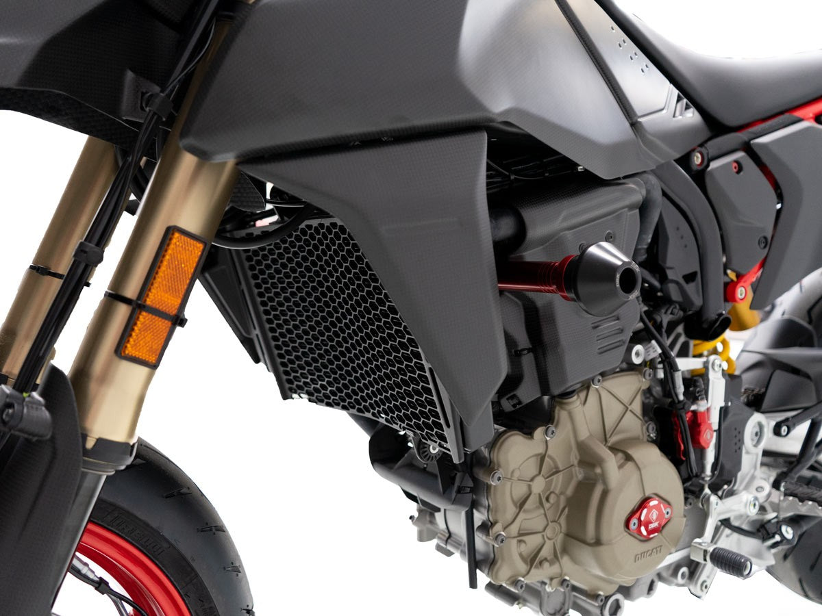 CRB154O - HM 698 MONO MATT CARBON RADIATOR COVERS