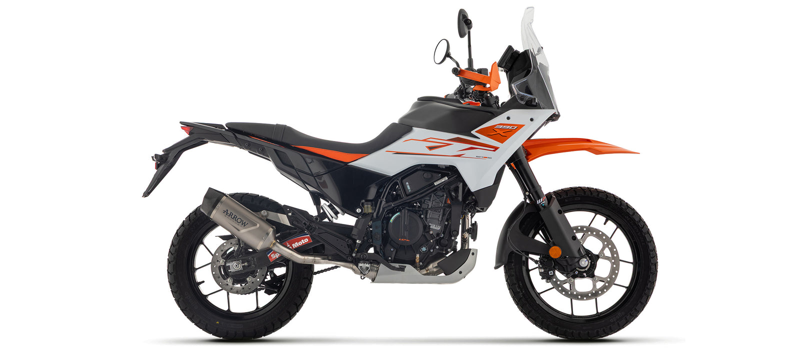 Arrow Full System With Indy Race Evo Titanium Slip On With Carbon End Cap