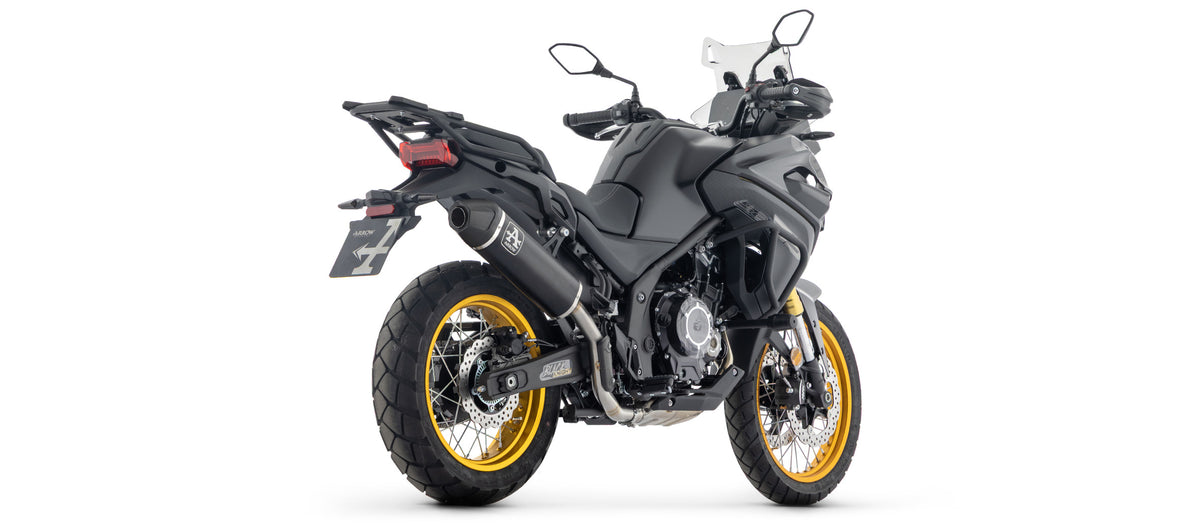 Arrow Indy Race Aluminium Dark" Slip On With Carbon End Cap"