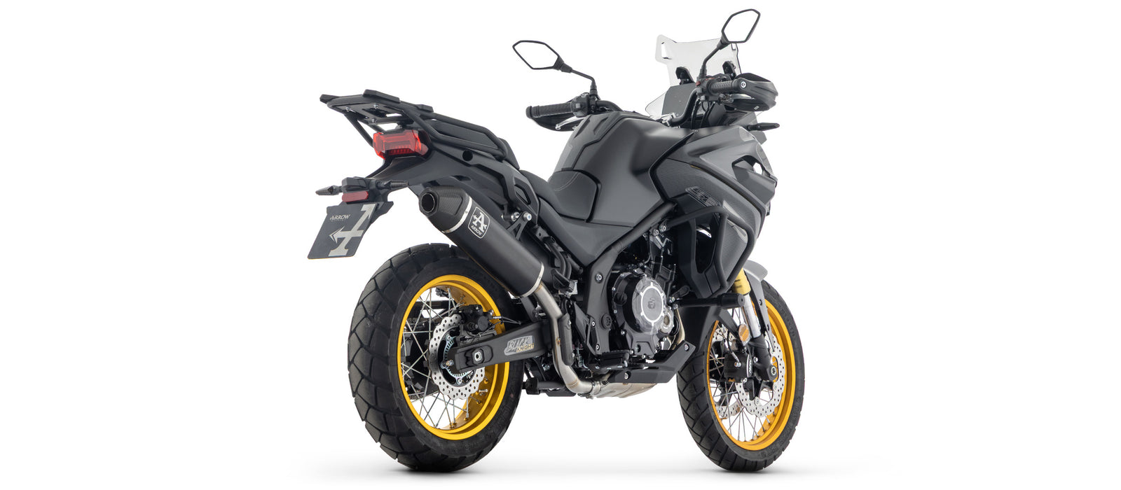 Arrow Indy Race Aluminium Dark" Slip On With Carbon End Cap"