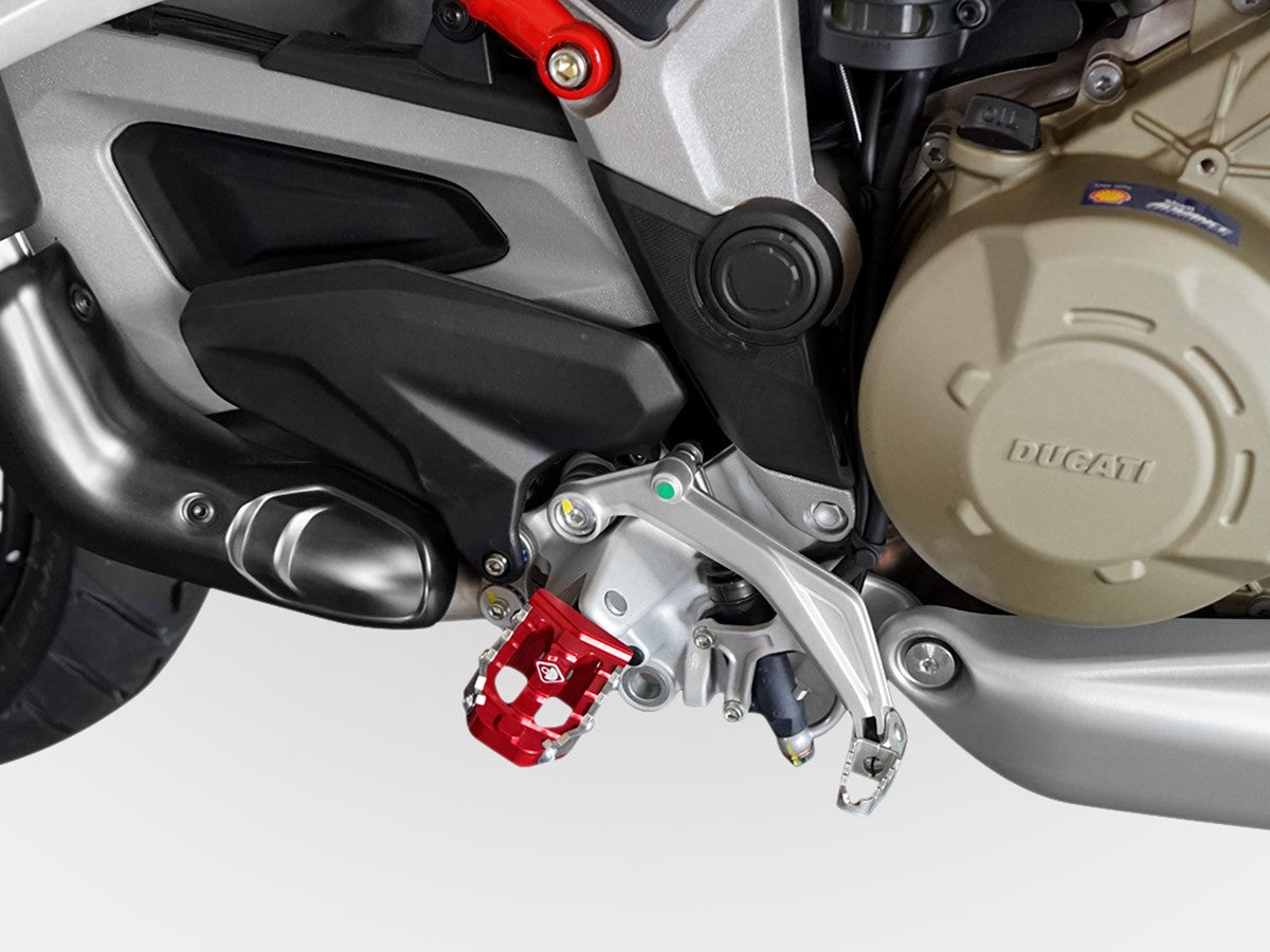 PPDV10 - DUCATI ADJUSTABLE OFF-ROAD PILOT PEDALS KIT (Ø6mm PIN)