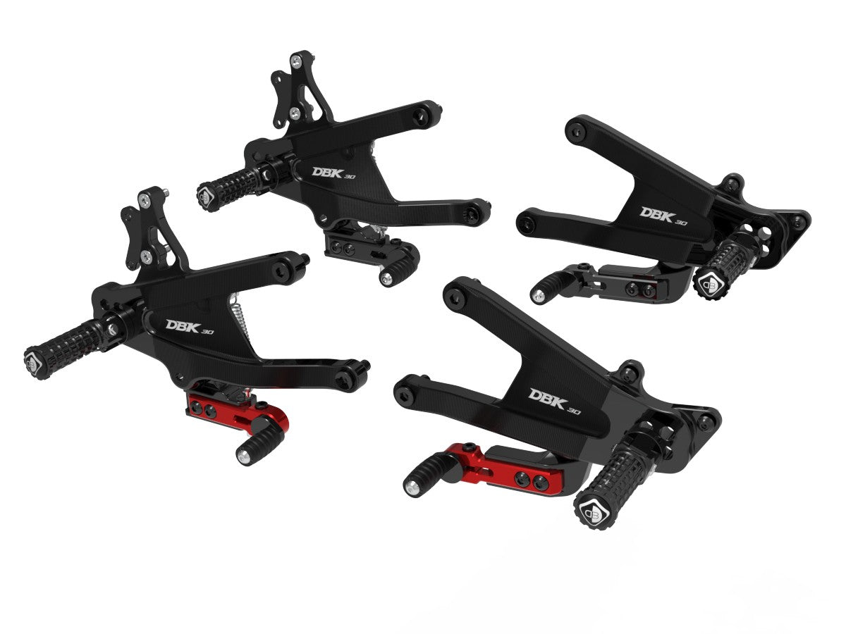 PRV402 – PANIGALE V4 MY25 ADJUSTABLE SBK REARSETS