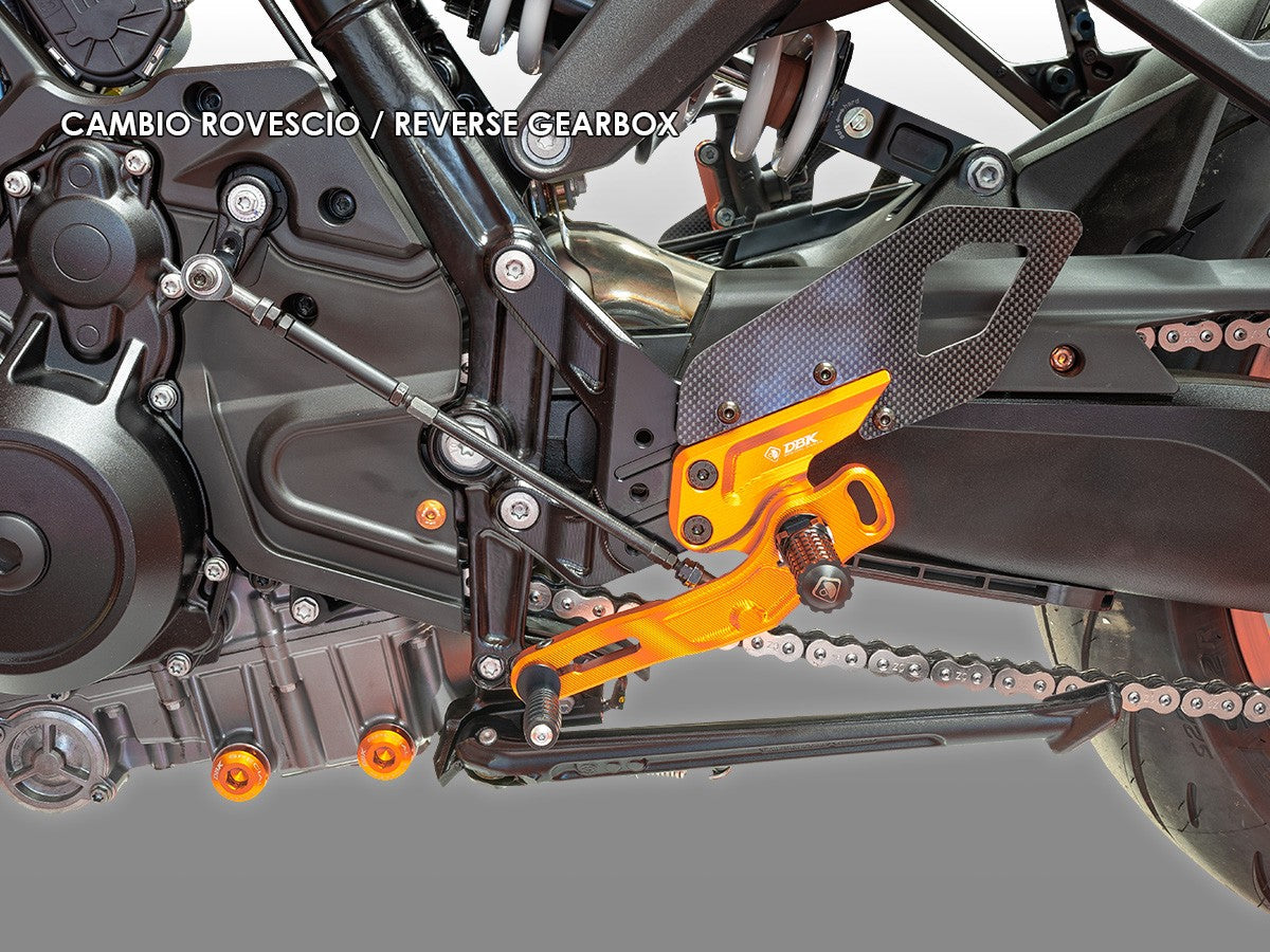 PRKTM01 - KTM 990 DUKE ADJUSTABLE PILOT REARSETS KIT