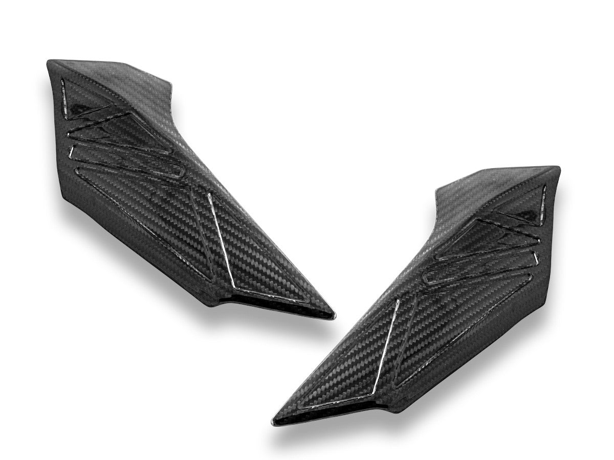 CRB186L - BMW R1300GS GLOSSY CARBON SUBFRAME CLOSING COVERS