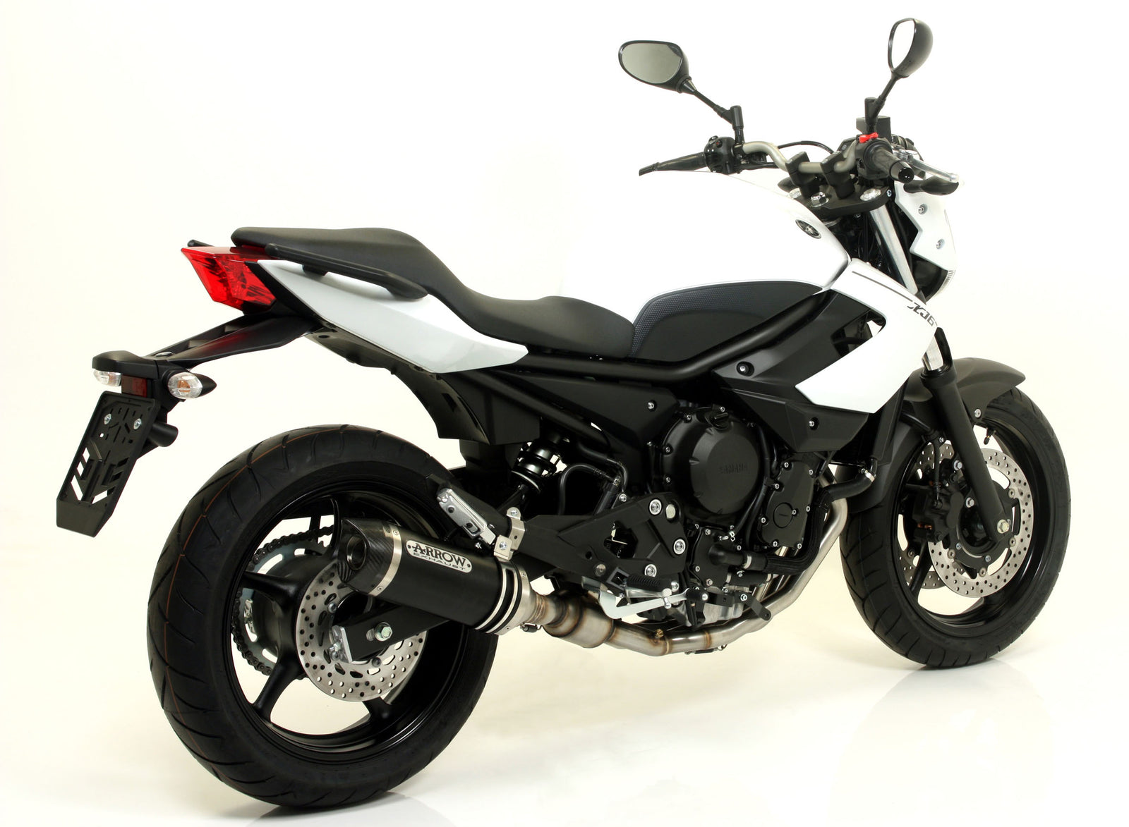 Arrow Full System With Thunder Aluminium Dark" Slip On With Carbon Fiber End Cap"