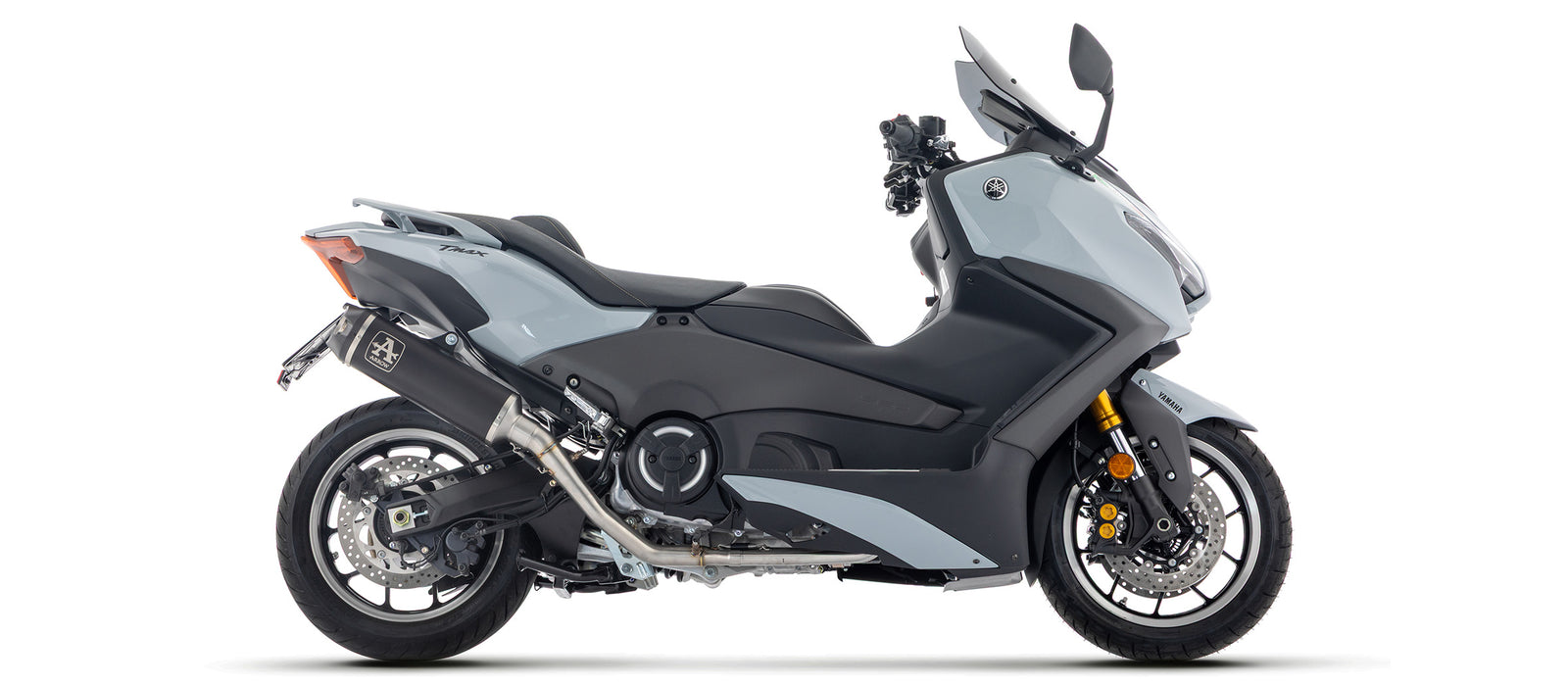 Arrow Full System With Indy Race Titanium Dark" Slip On"