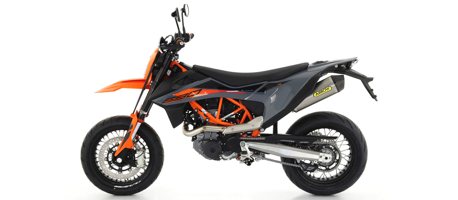Arrow Race-Tech Titanium Slip On With Carbon End Cap