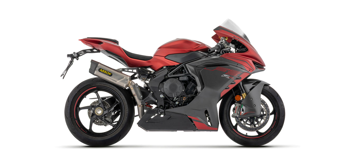 Arrow Indy Race Evo Titanium Slip On With Carbon End Cap