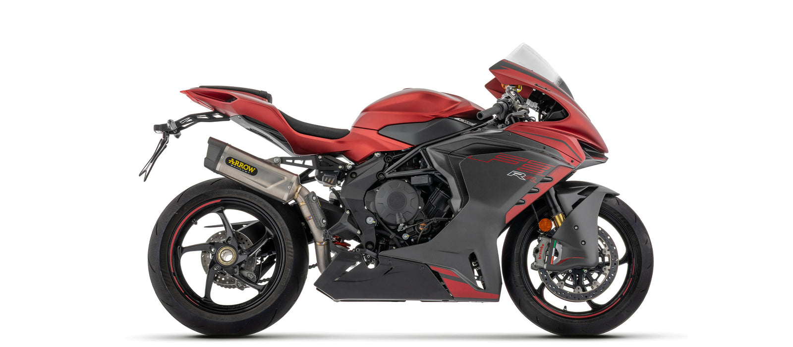 Arrow Indy Race Evo Titanium Slip On With Carbon End Cap