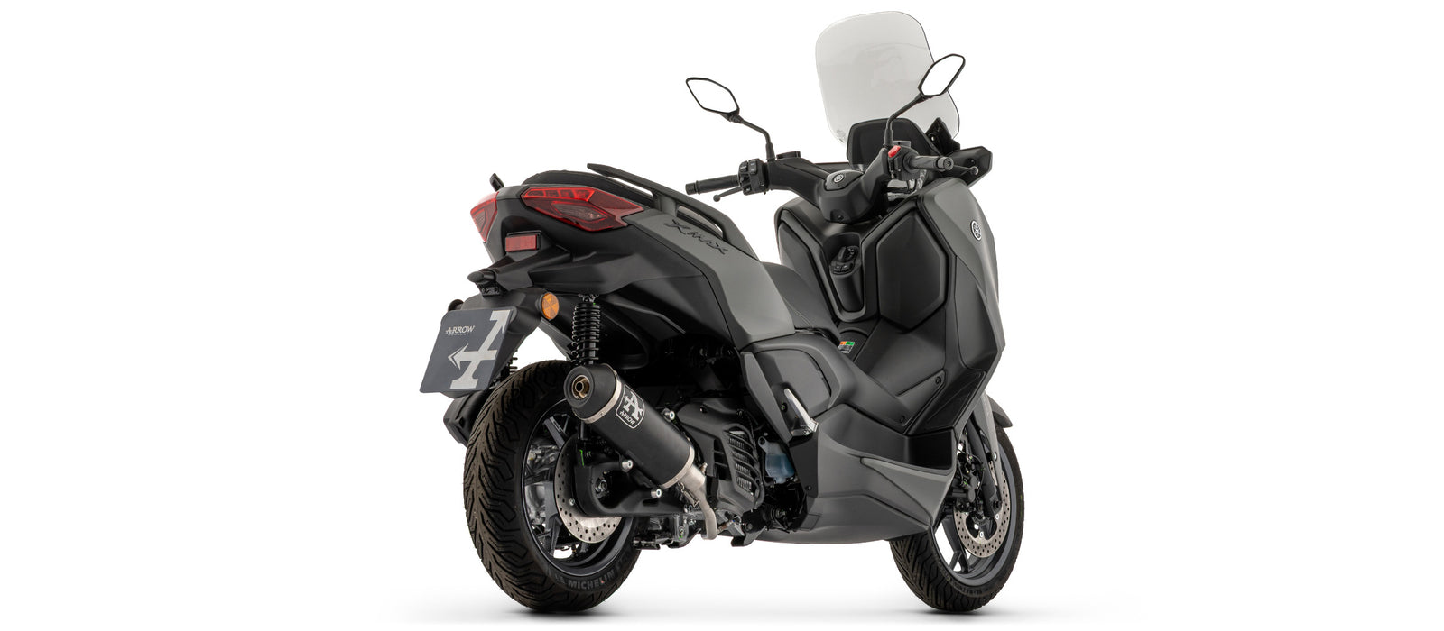 Arrow Full System With Urban Aluminium Dark" Slip On With Steel "Dark" End Cap"