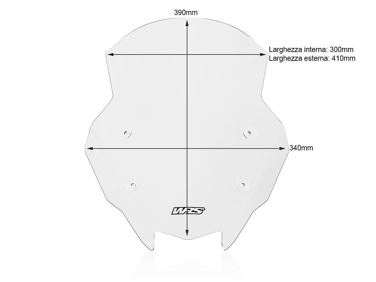 WRS TOURING WINDSCREEN KAWASAKI Z 1000 SX / NINJA 1000 SX 2017-2025