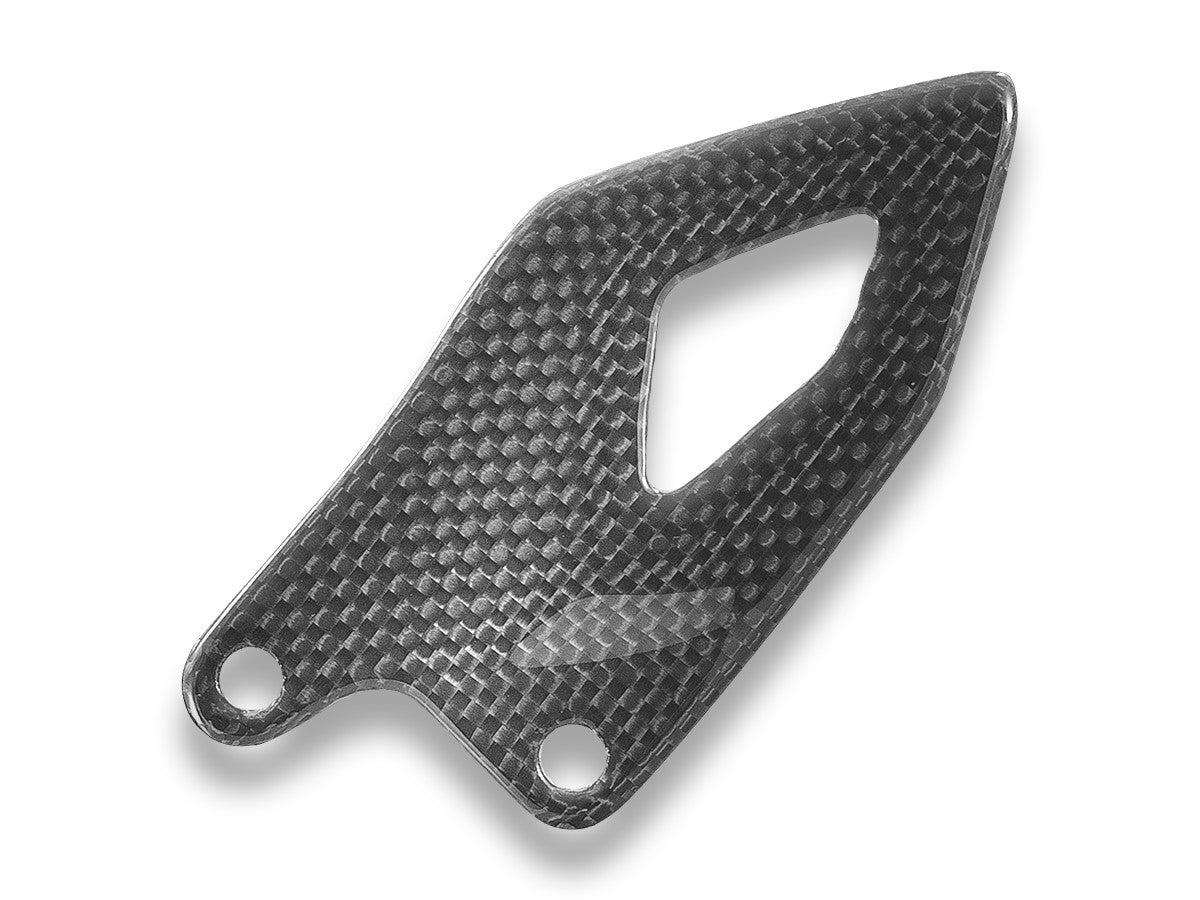 CRB216L Panigale V4 2025 Glossy Carbon Heel Guards