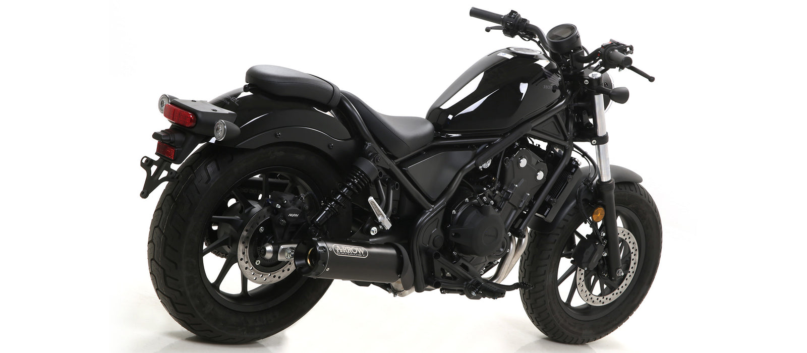 Arrow Full System Rebel Dark" Slip On With Aluminium "Dark" End Cap"