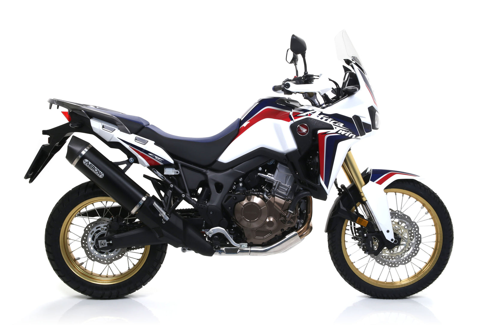 Arrow Maxi Race-Tech Aluminium Dark" Slip On With Carbon End Cap"