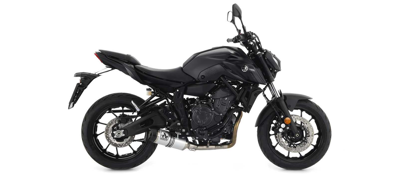 Arrow Full System With Thunder Aluminium Slip On With Carbon Fiber End Cap
