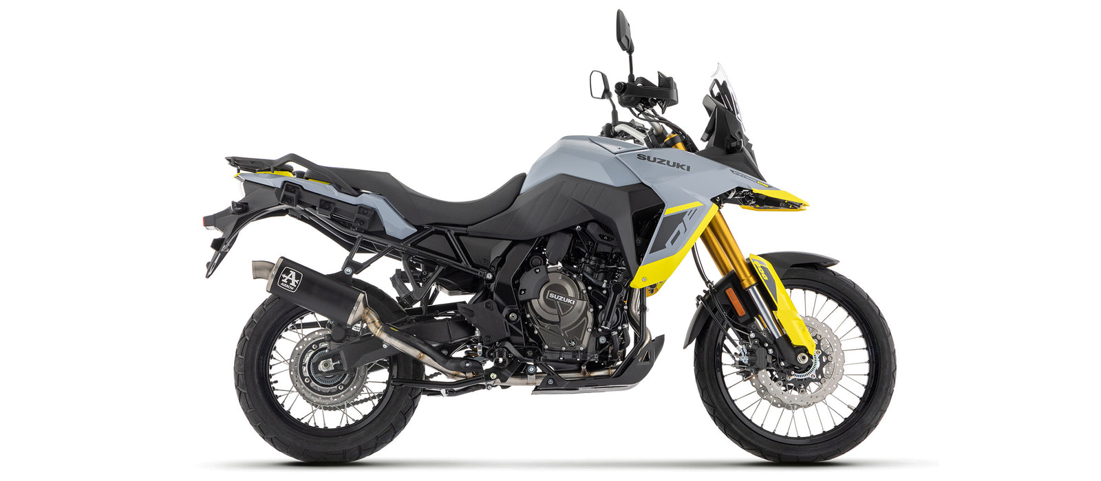 Arrow Full System With Indy Race Aluminium Dark" Slip On"