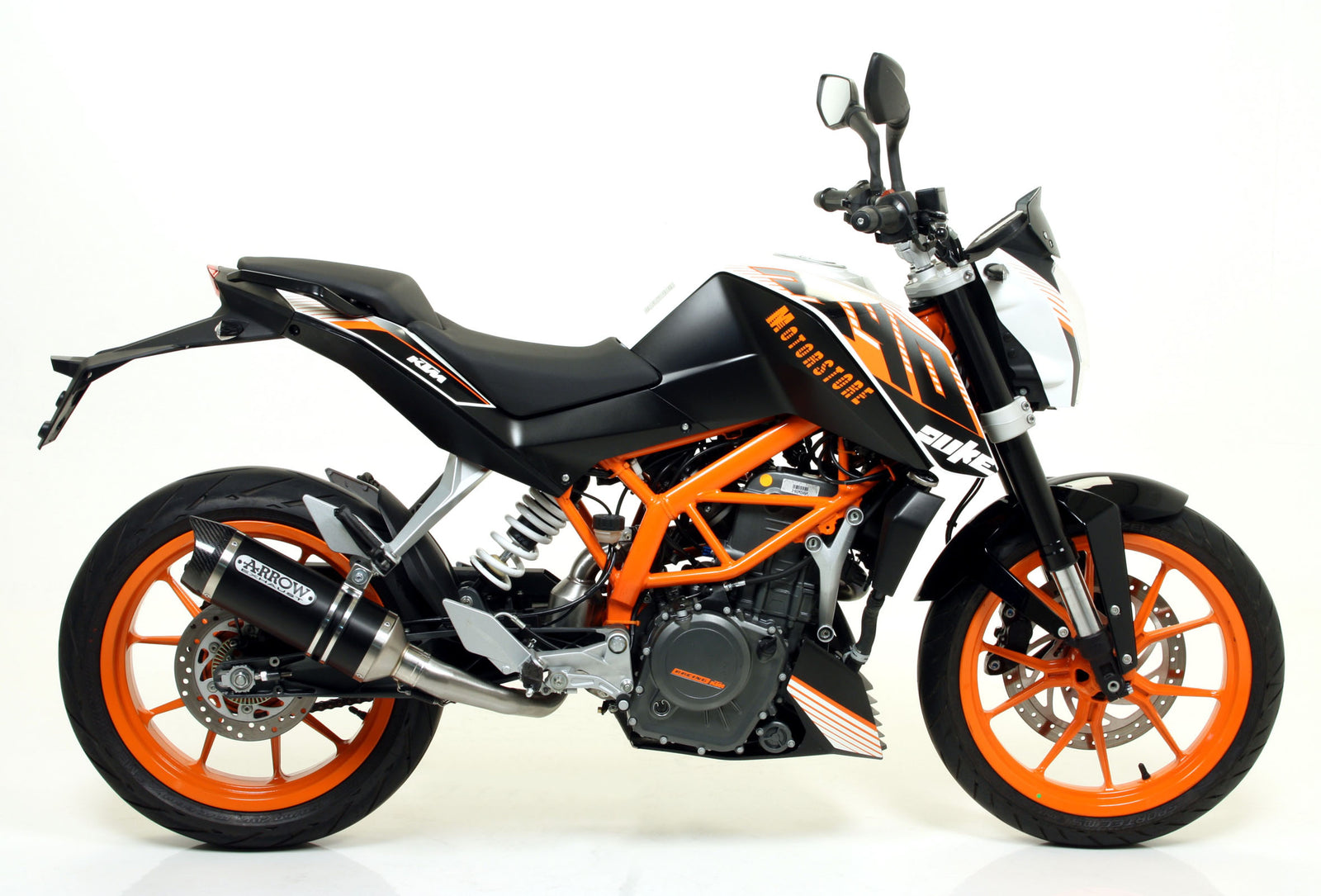 Arrow Street Thunder Aluminium Dark" Slip On With Carbon End Cap"