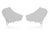 WRS PAIR OF SIDE DEFLECTORS BMW R 1300 GS 2023-2025