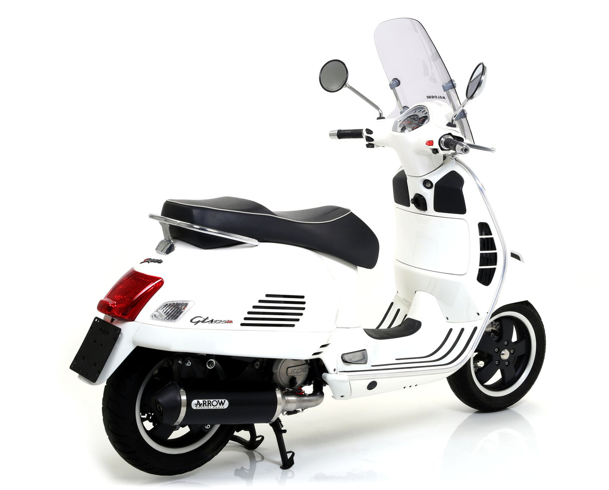Arrow Race-Tech Aluminium Dark" Slip On With Steel "Dark" End Cap"