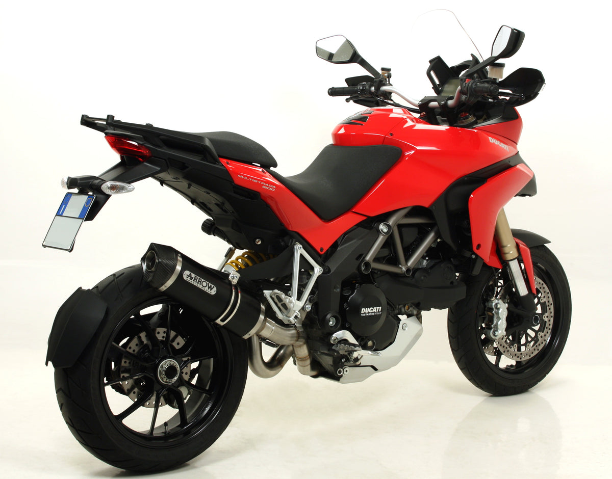 Arrow Race-Tech Aluminium Dark" Slip On With Carbon End Cap"