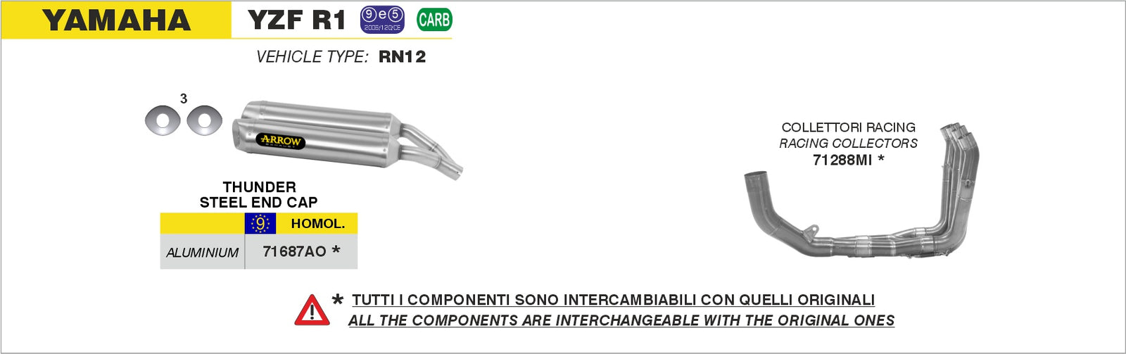 Arrow 71288MI Racing Headers