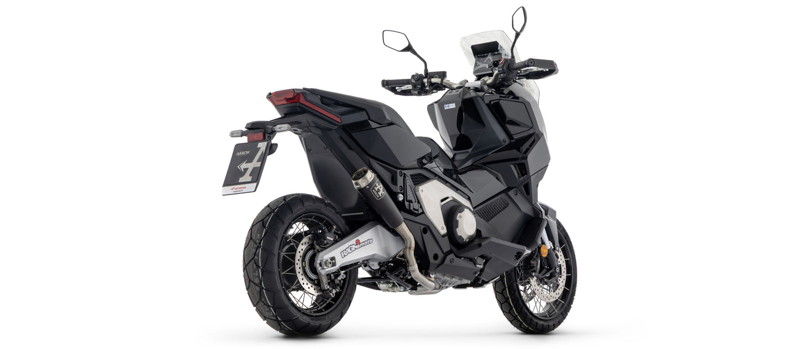 Arrow Full System With Pro-Race Nichrom Dark" Slip On"