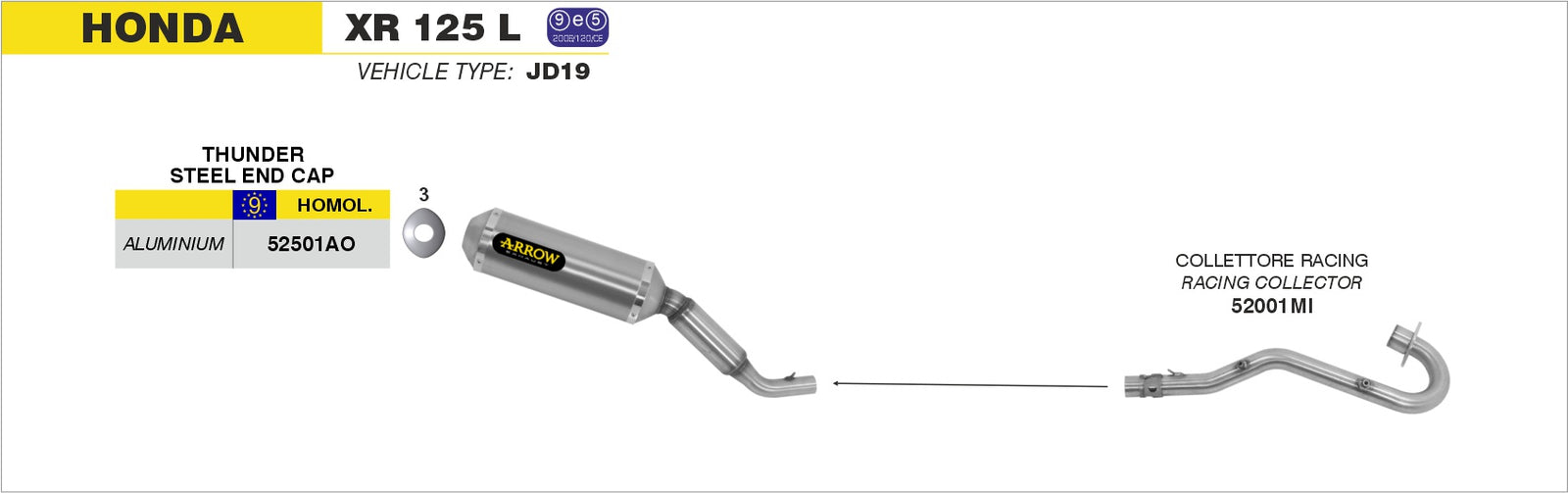 Arrow 52001MI Header