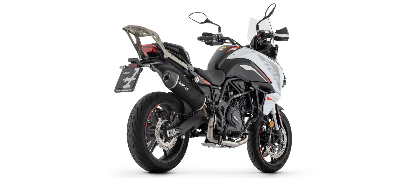 Arrow Full System With Indy Race Evo Aluminium Dark" Slip On"