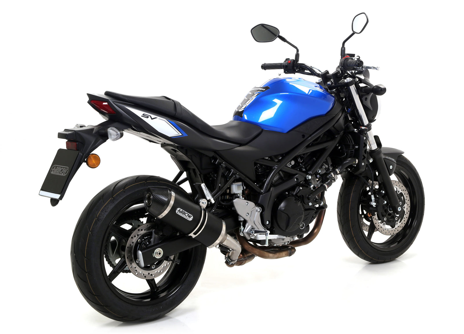 Arrow Race-Tech Aluminium Dark" Slip On With Carbon End Cap"