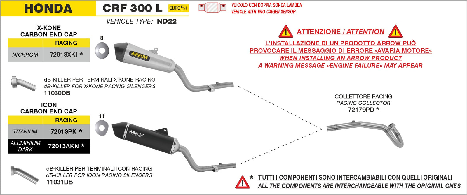 Arrow 72179PD Racing Header