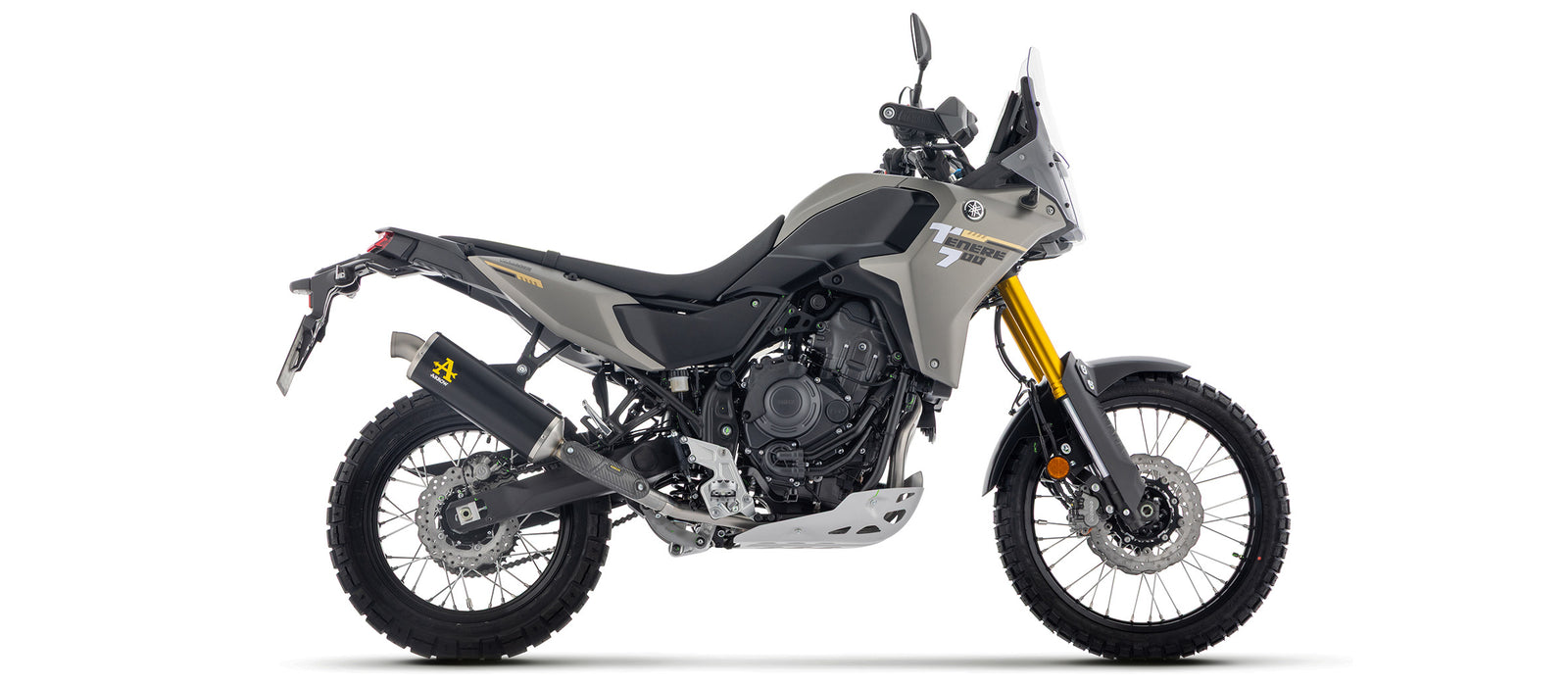 Arrow Full System With Indy Race Aluminium Dark" Slip On"
