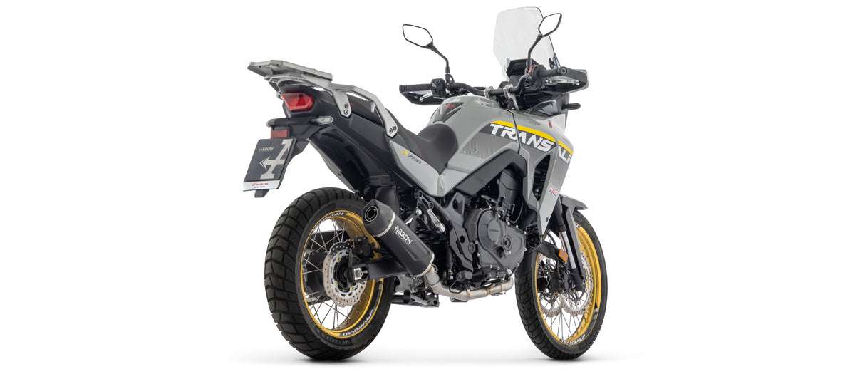 Arrow Full System With Indy Race Evo Aluminium Dark" Slip On With Carbon Fiber End Cap"