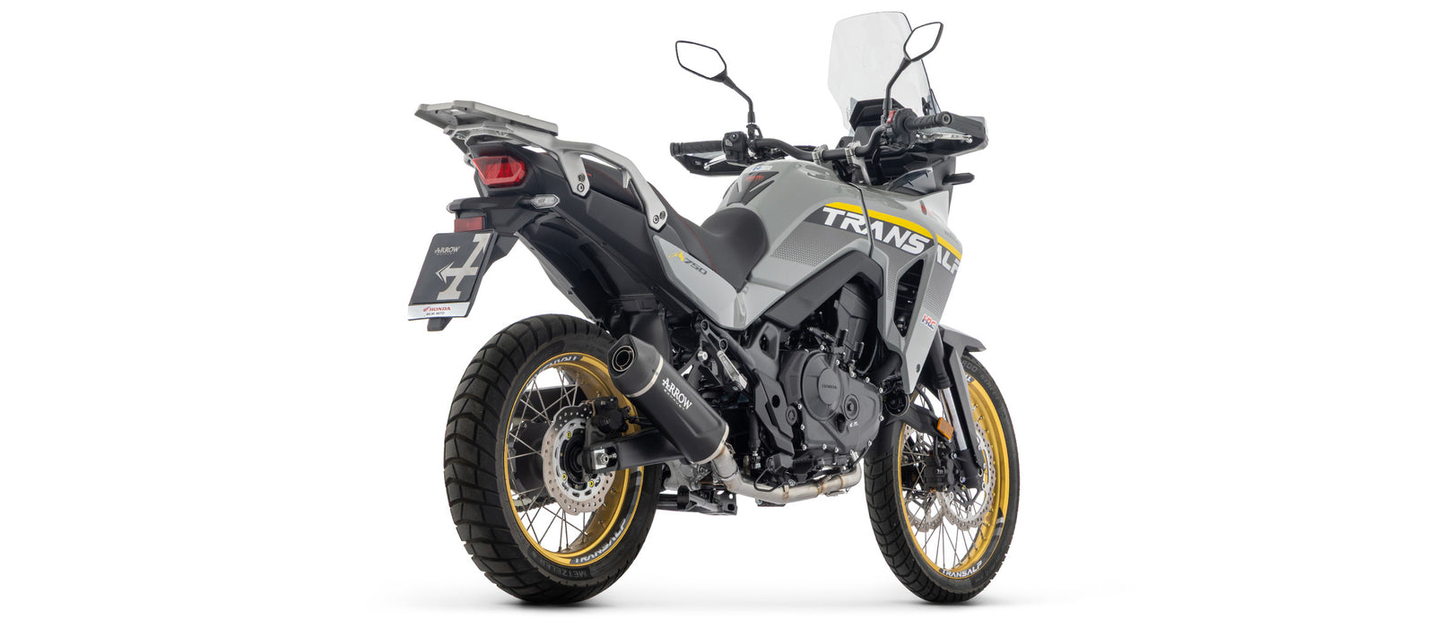 Arrow Full System With Indy Race Evo Aluminium Dark" Slip On With Carbon Fiber End Cap"