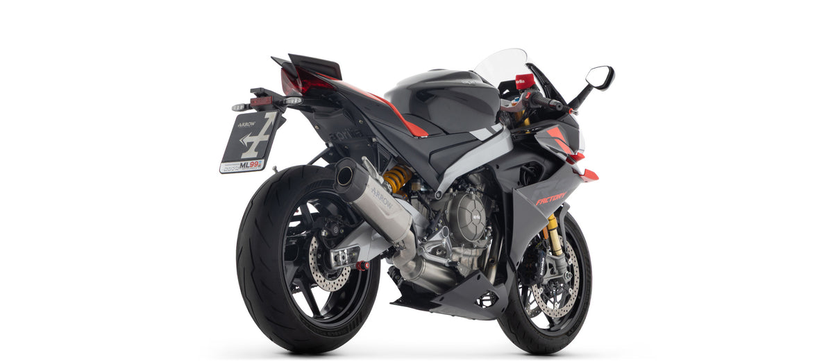 Arrow Full System With Indy Race Evo Titanium Slip On With Carbon End Cap
