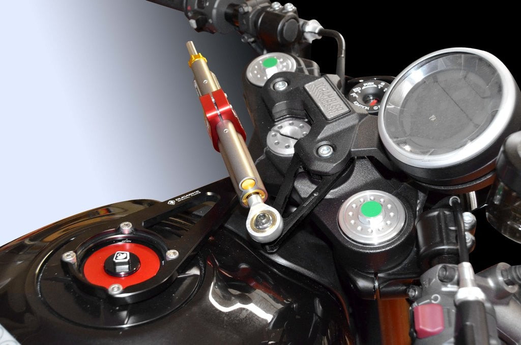 SAS13 - SCRAMBLER CAFE' RACER KIT MOUNT STEERING DAMPER