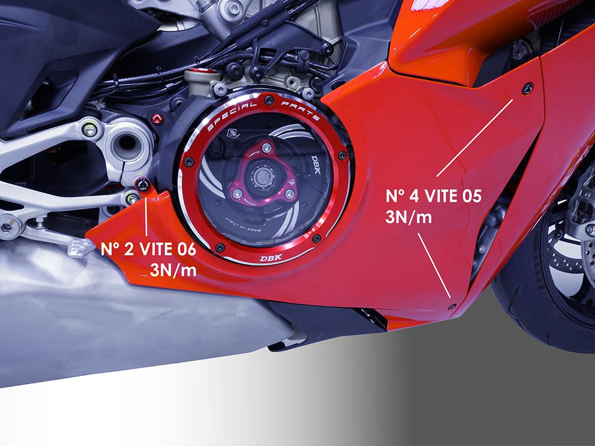 KVT100 - PANIGALE V4 MY 2025 FAIRING SCREWS KIT